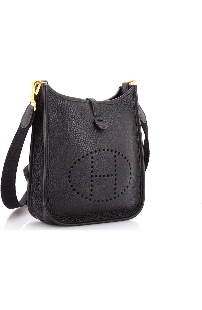 Pre-Owned Hermes Evelyne Bag Gen III Clemence TPM, Alternate, color, Noir