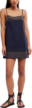 Free People Sunspell Beaded Minidress