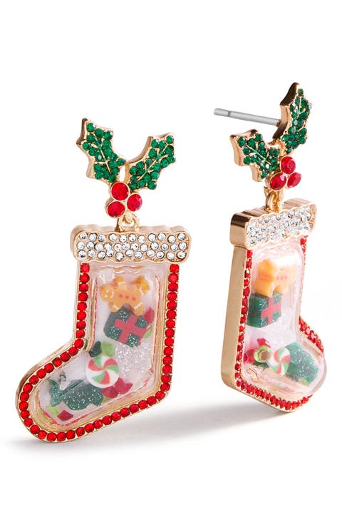 For the Nice List Drop Earrings