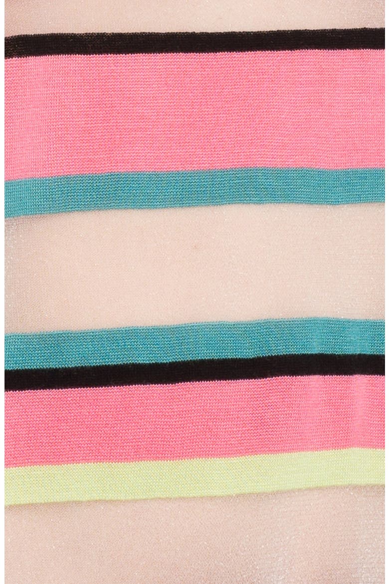 Neon Sheer Stripe Sweater, Alternate, color, PREP STRIPE