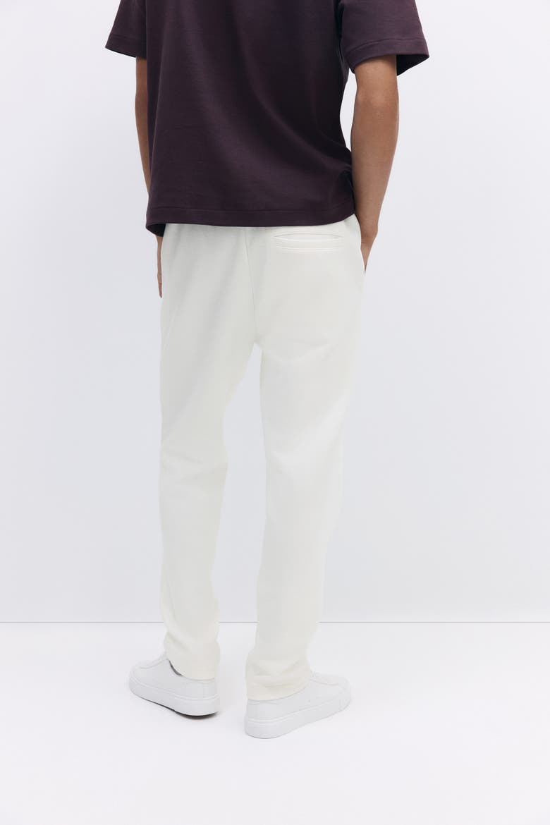 Regular Fit Tailored Joggers, Alternate, color, White