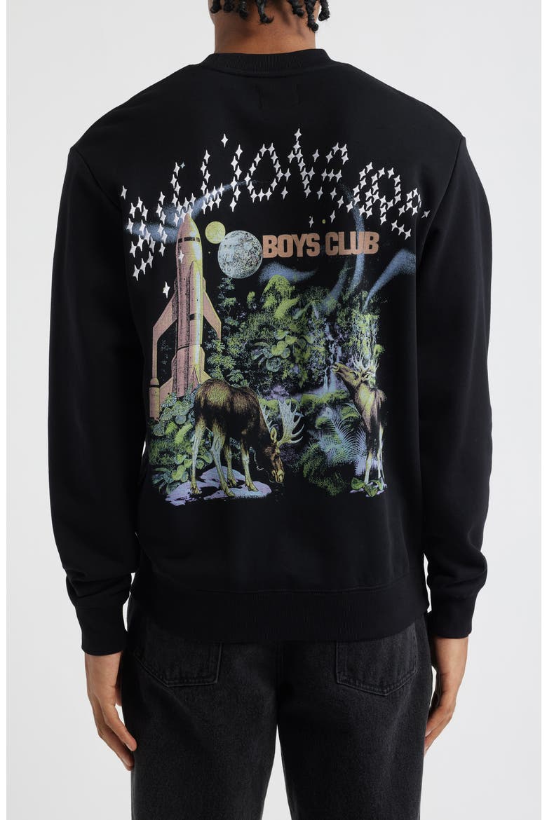 BB Stellar Crewneck Sweatshirt, Alternate, color, BLACK
