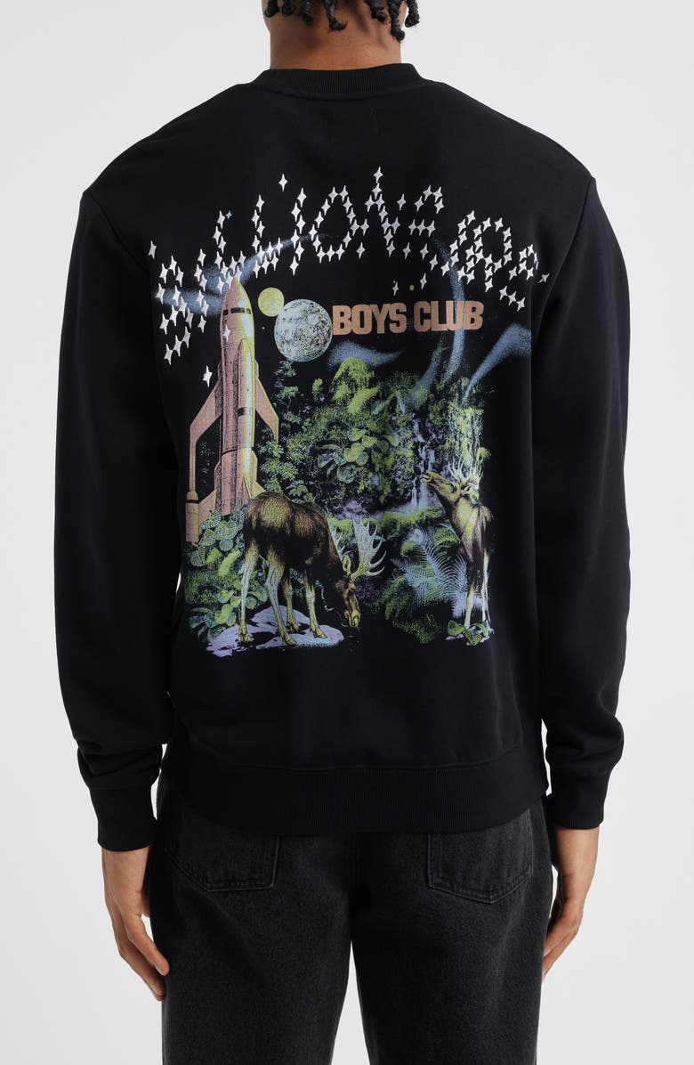 Billionaire Boys Club BB Stellar Crewneck Sweatshirt, Alternate, color, Black