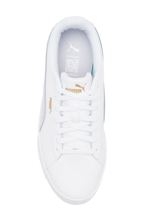 Puma Jada Classic Sneaker In White-lilac Frost