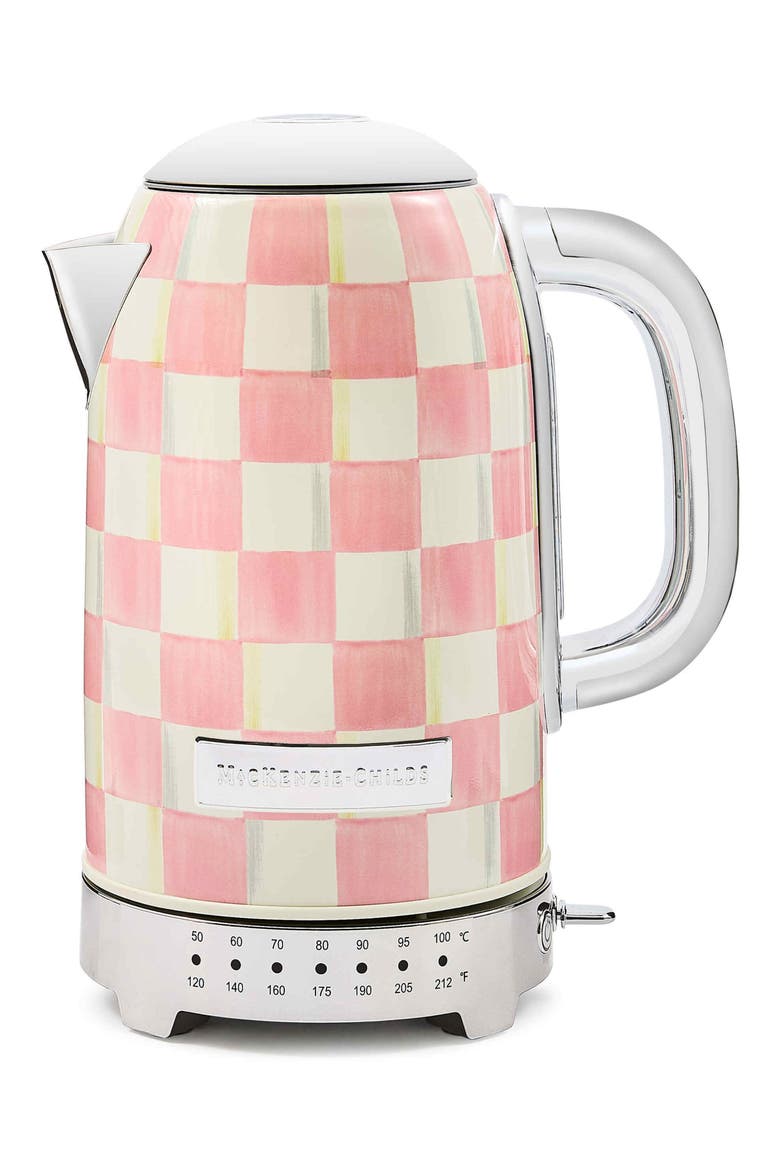 Rosy Check Electric Kettle, Main, color, ROSY
