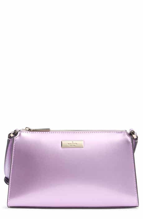 Kate Spade New York kenzie patent fabric mini crossbody bag