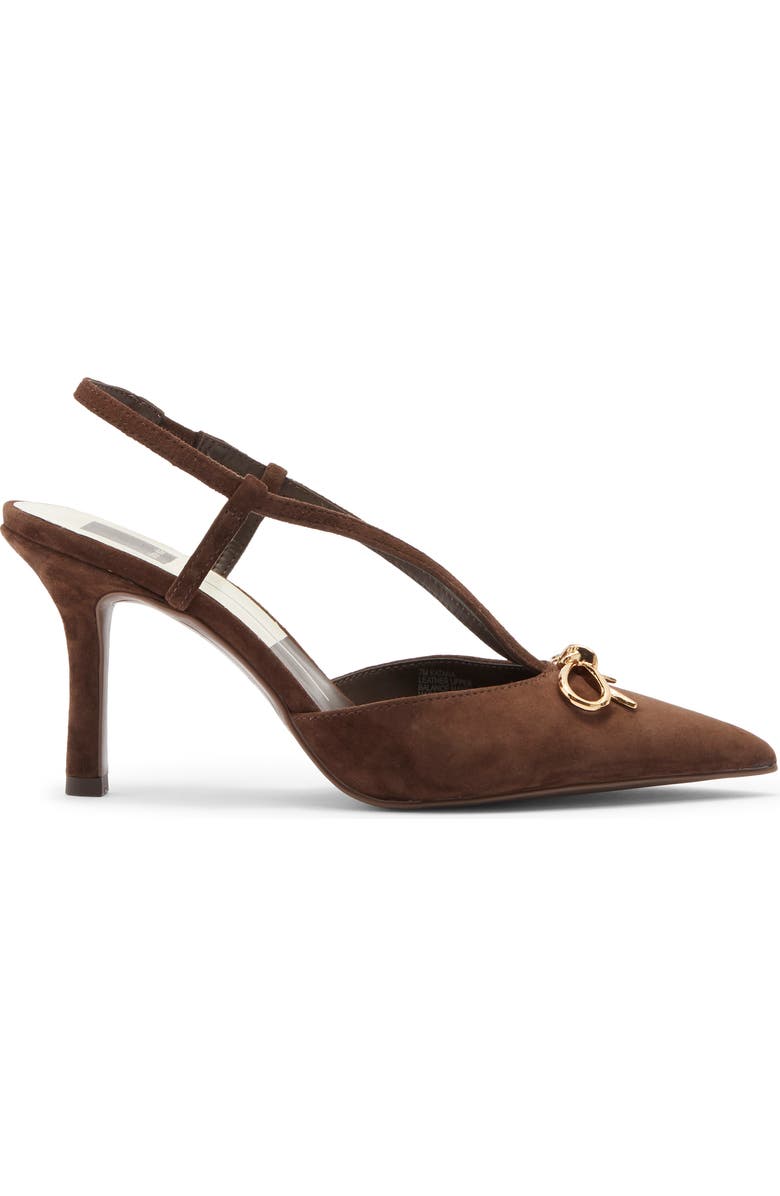 Dolce Vita Katara Slingback Pump, Alternate, color, Dark Brown Suede
