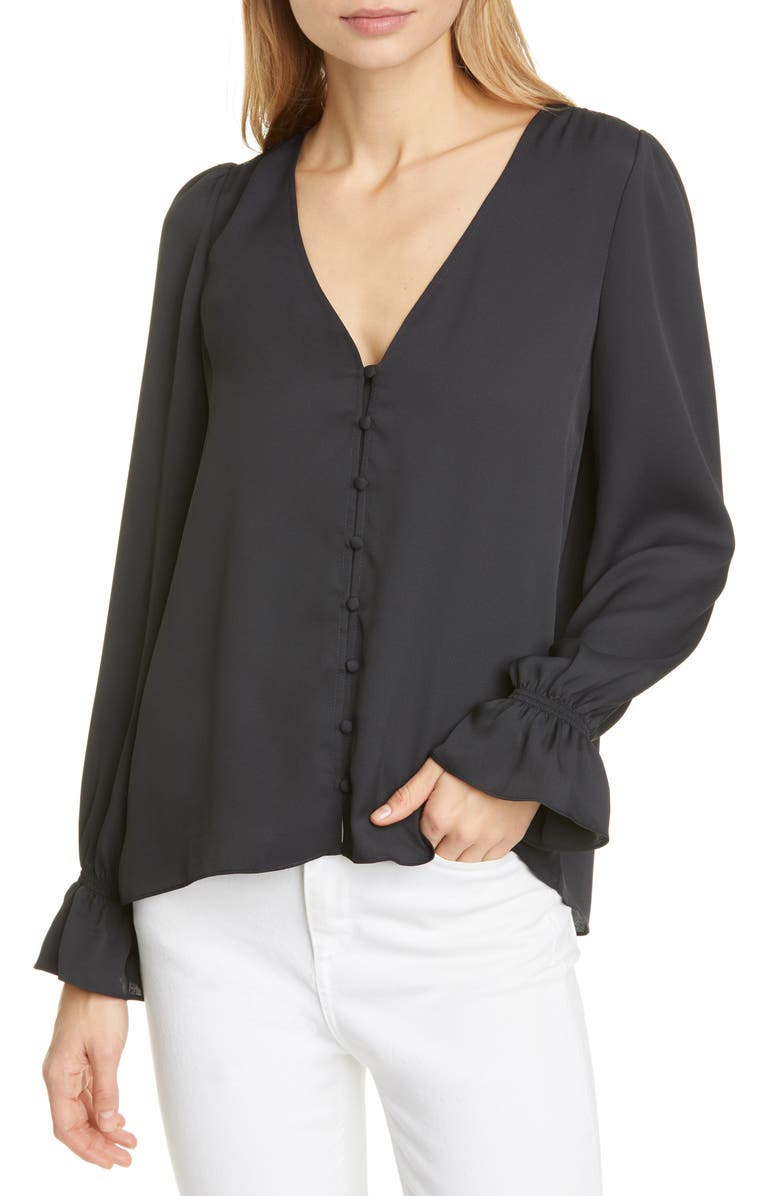 Joie Bolona Silk Blouse, Alternate, color, 