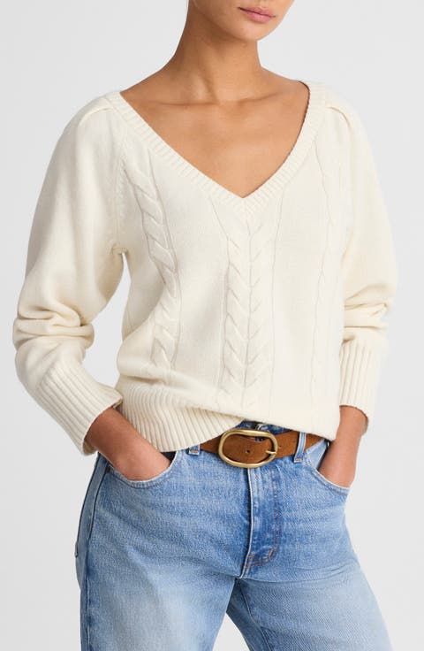 V-Neck Merino Wool Sweater