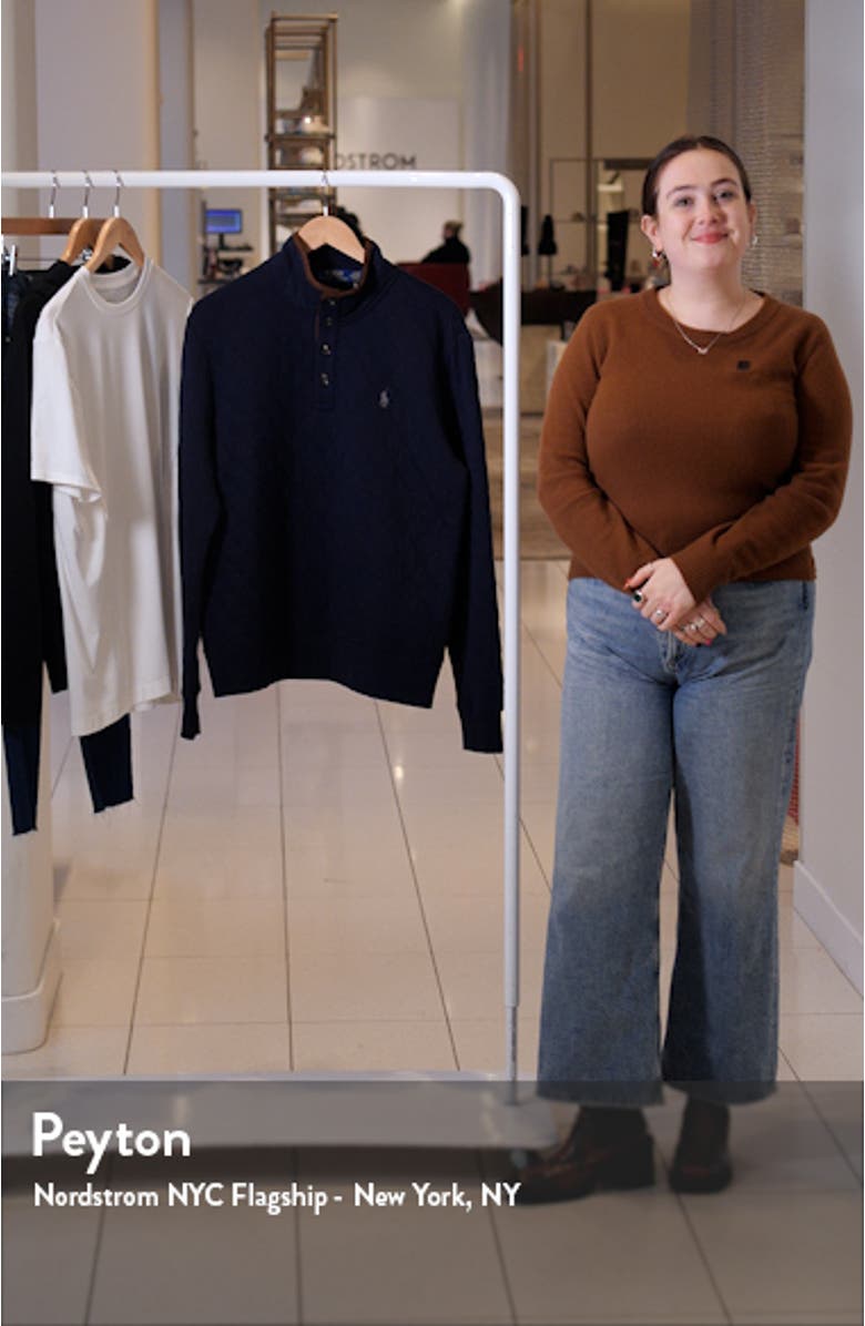 Diamond Quilted Pullover, sales video thumbnail