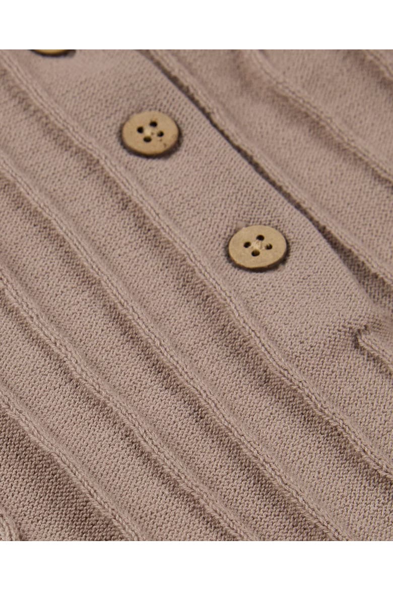 Raised 3D Knit Ribbed Jumpsuit, Alternate, color, Almond