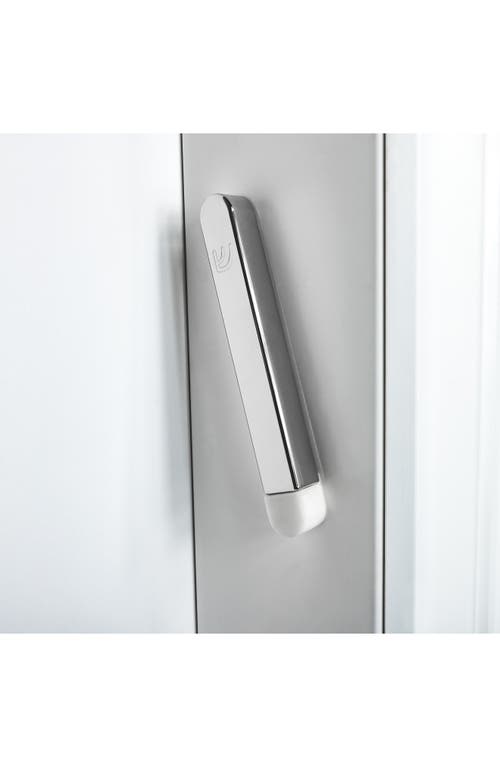 Anna New York Coluna Mezuzah In White And Silver