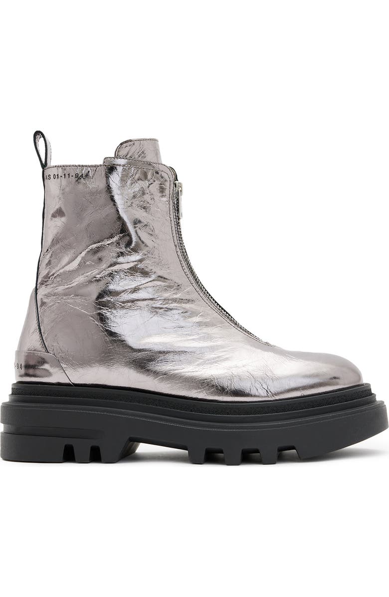 AllSaints Othello Lug Sole Bootie, Alternate, color,