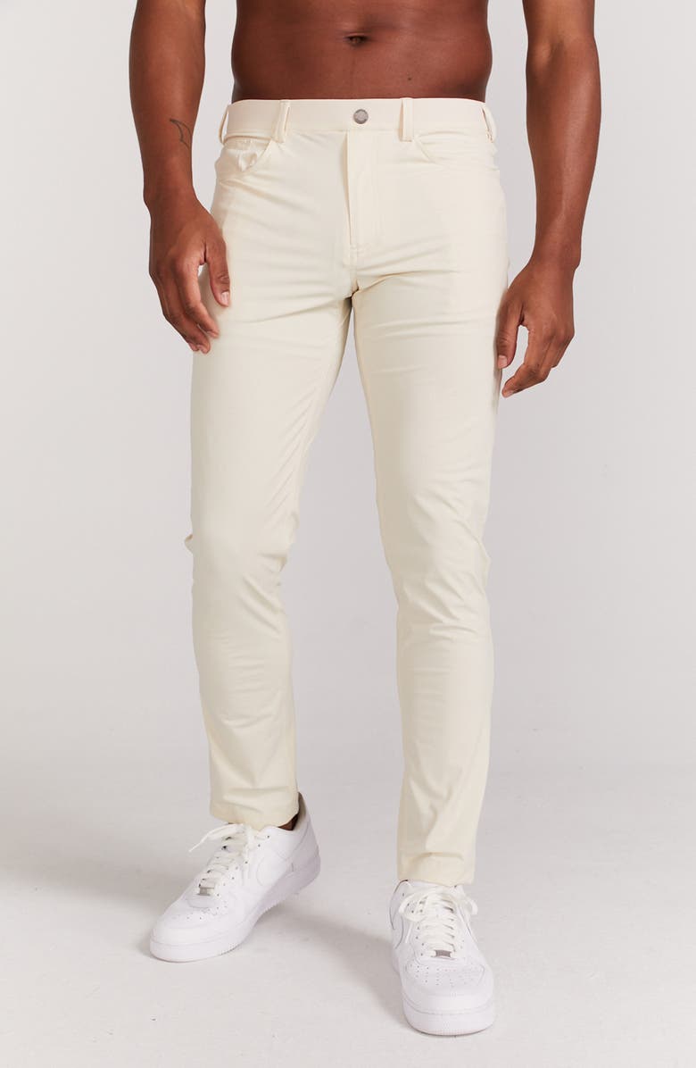 Redvanly Kent Pull-On Trousers, Alternate, color, Oat