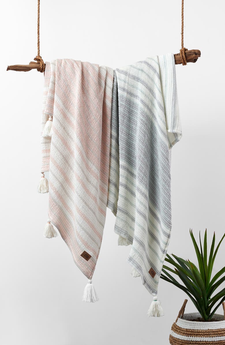 UGG<sup>®</sup> Kayla Woven Throw Blanket, Alternate, color,