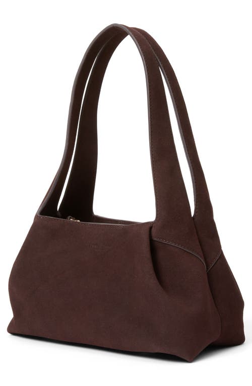 Rag & Bone Slade Suede Shoulder Bag In Brown