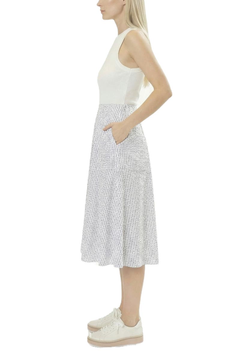 Tanya Dress, Alternate, color, Navy White
