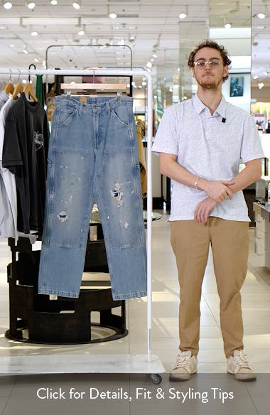 Levi's 568 Loose Ripped Straight Leg Double Knee Jeans (Men) | Nordstrom