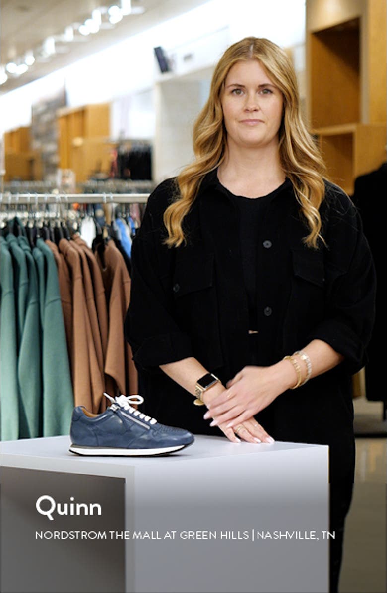 Infinity Leather Sneaker, sales video thumbnail