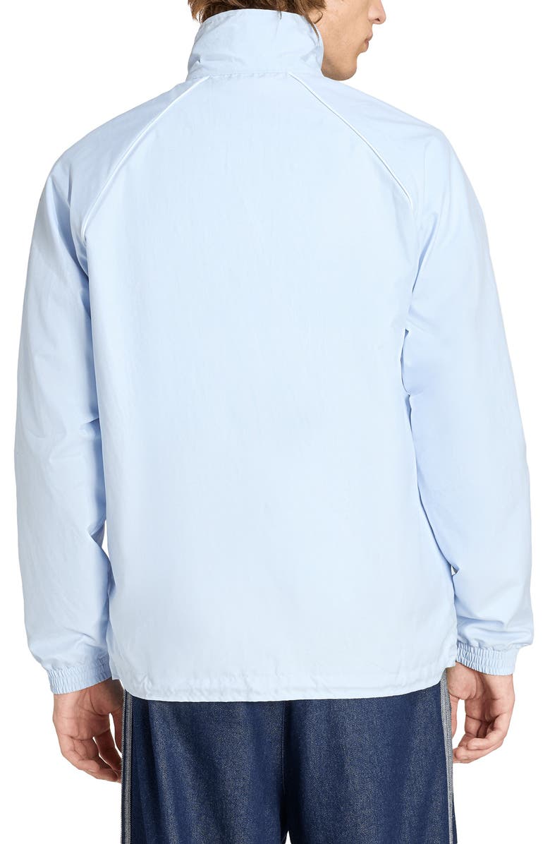 adidas Chest Stripes Track Jacket, Alternate, color, Crystal Sky/ /