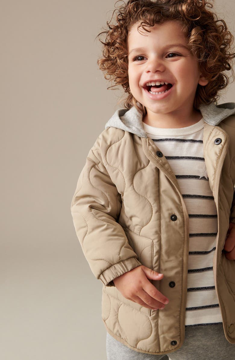 NEXT Kids
 Quilted Hooded Jacket, Alternate, color, 