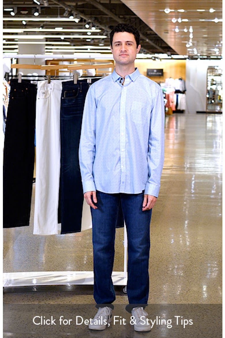 Diamond Print Button-Up Shirt video