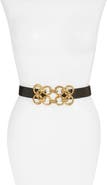 Raina Leather Stretch Belt