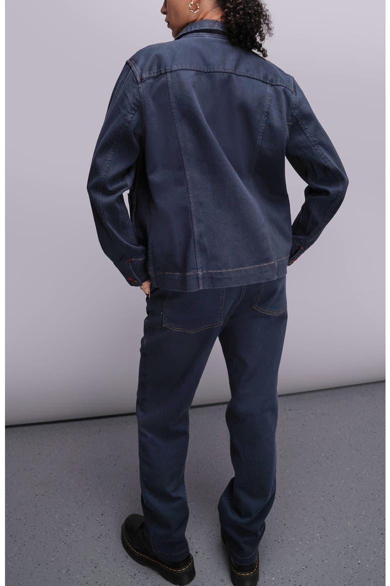The Essential Denim Utility Jacket, Alternate, color, NAVY
