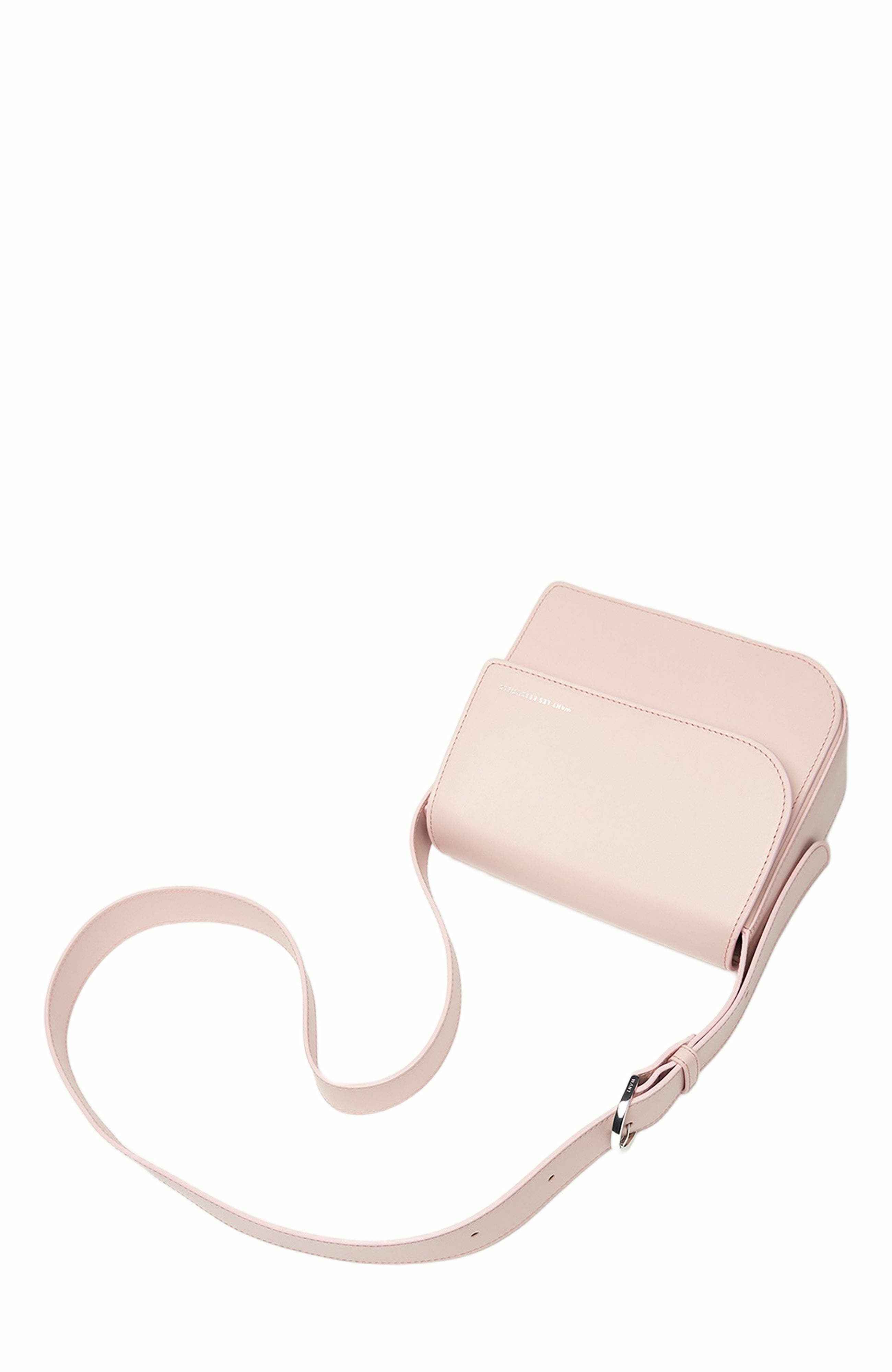 Arch Smooth Leather Crossbody Bag, Alternate, color, Blush