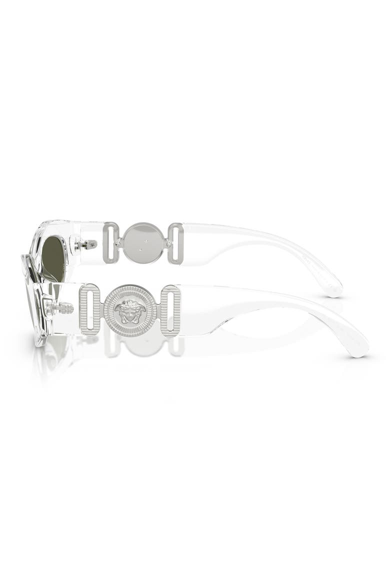 51mm Oval Sunglasses, Alternate, color, CRYSTAL