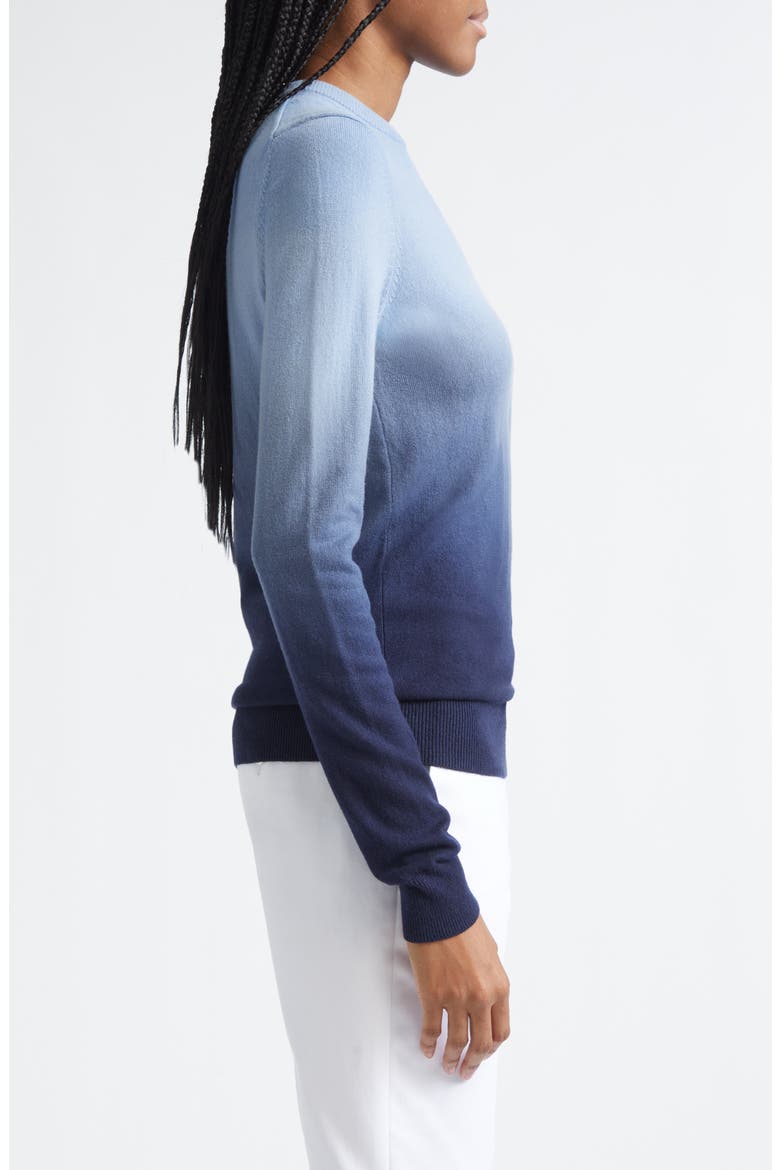 Ombré Cashmere Sweater, Alternate, color, LAKE MULTI