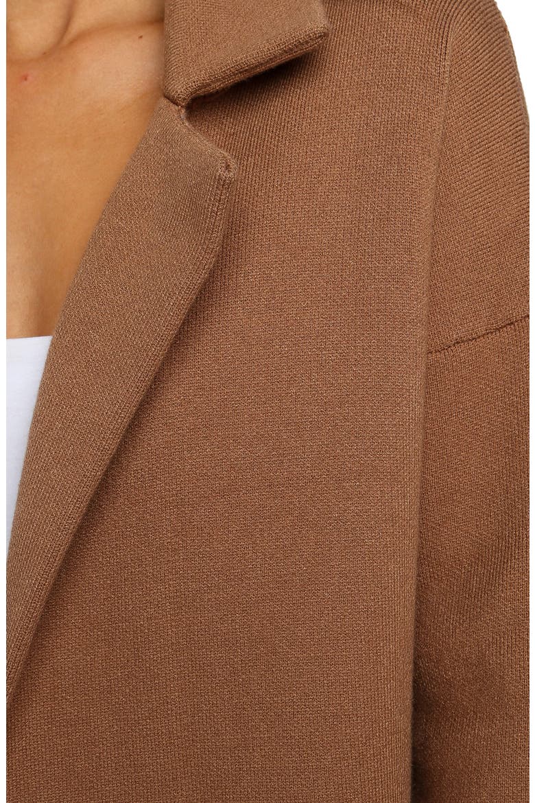 Lenore Longline Cardigan, Alternate, color, BROWN