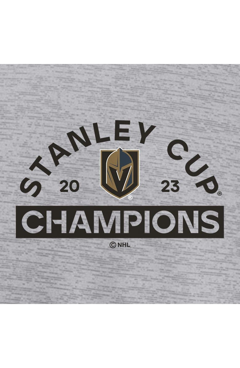 FANATICS Men's Fanatics Branded  Heather Gray Vegas Golden Knights 2023 Stanley Cup Champions Polo, Alternate, color, 