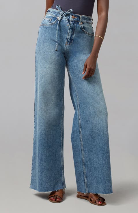 Milan High Rise Wide Leg Jeans