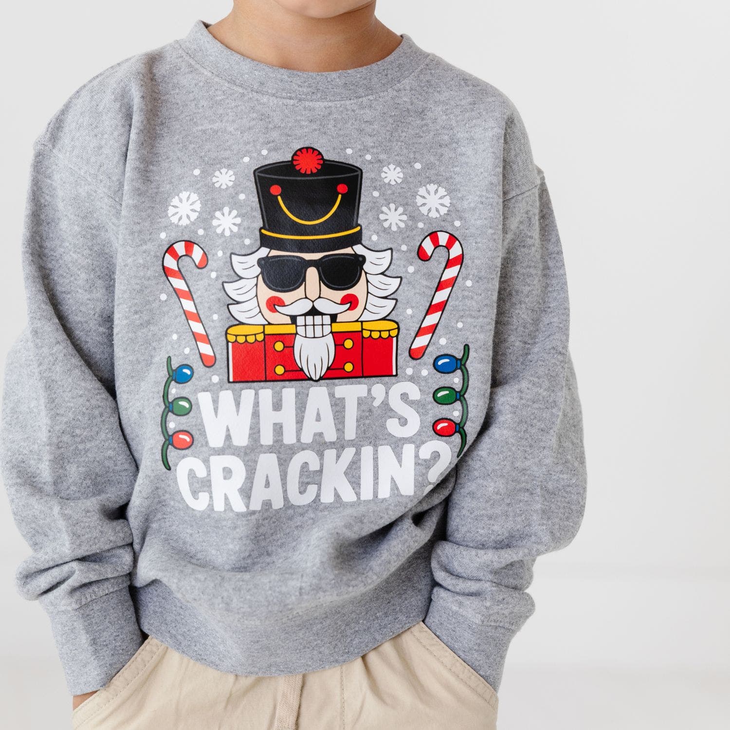 Sweet Wink What's Crackin Christmas Sweatshirt | Nordstrom