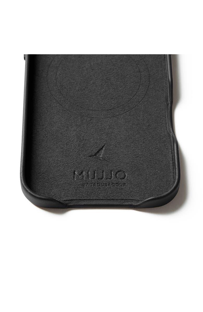MUJJO Full Leather Case for iPhone Air, Alternate, color, Black
