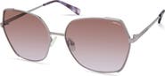 Kenneth Cole Geometric 60mm Sunglasses