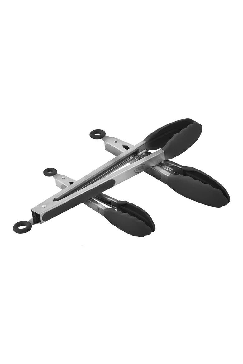 Tong 4-Piece Set, Alternate, color, BLACK