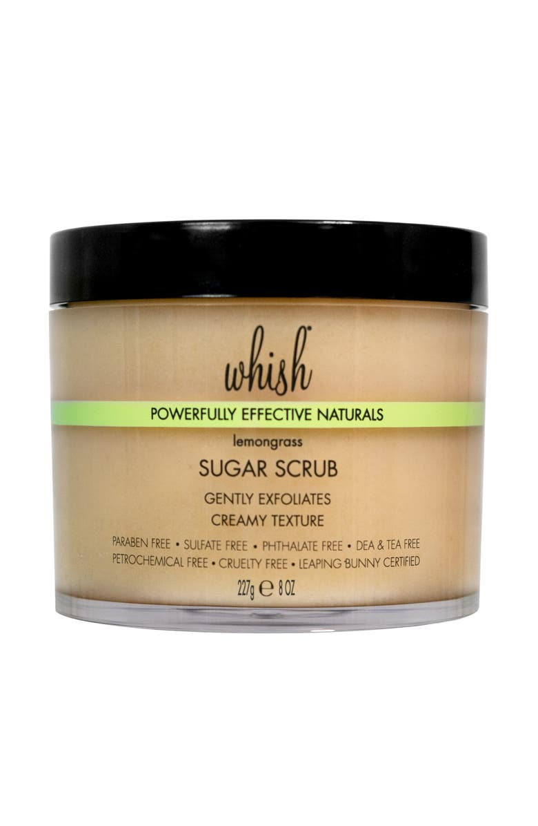 Whish Beauty Kabosu Sea Salt Sugar Scrub, Main, color, Lemongrass