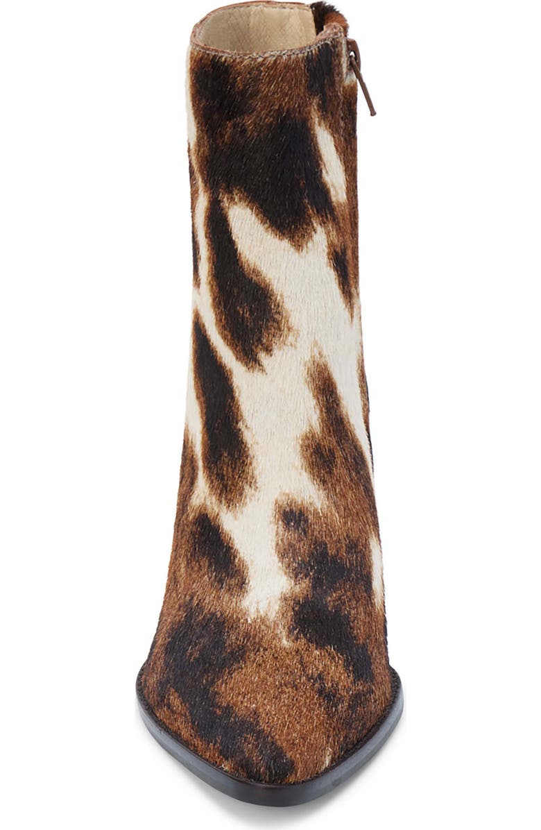 Matisse Caty Western Pointed Toe Bootie, Alternate, color, Brown Multi Cowhair