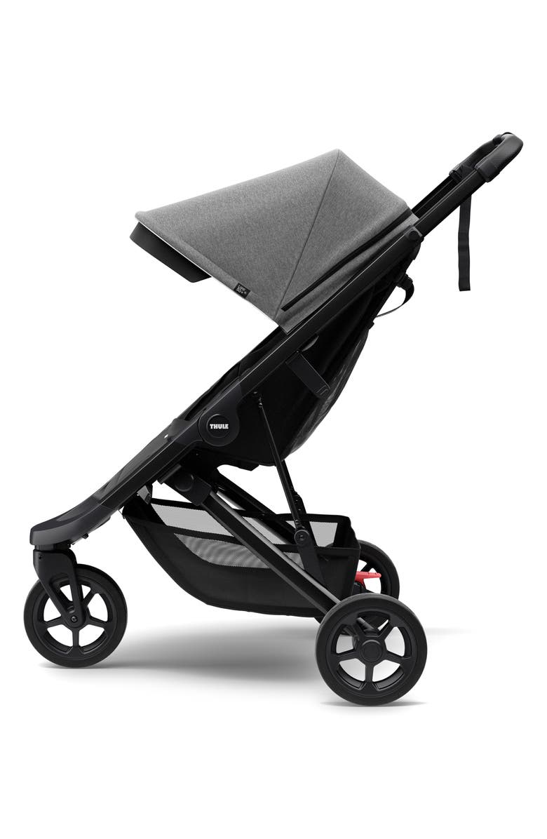 Thule Spring Stroller, Alternate, color, Gray Melange/ Black