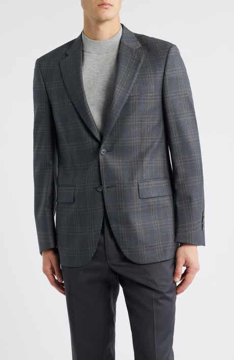 Flynn Classic Fit Plaid Wool Sport Coat
