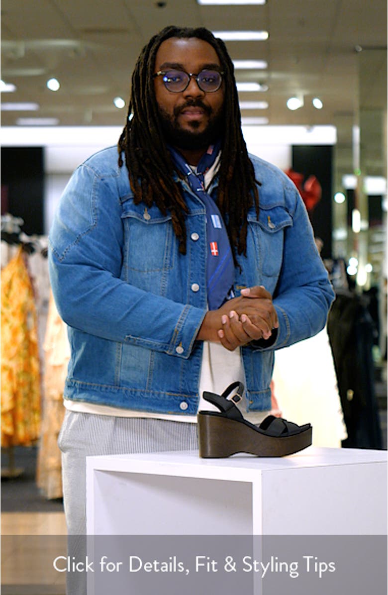 Dalys Ankle Strap Platform Wedge Sandal, sales video thumbnail