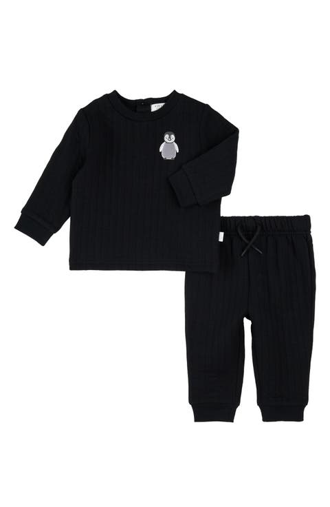 Baby Penguin Rib Sweatshirt & Joggers Set (Baby)