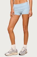 EDIKTED Soraia Foldover Bike Shorts