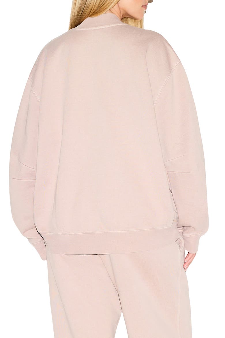 V-Neck Fleece Pullover, Alternate, color, LIGHT FAWN