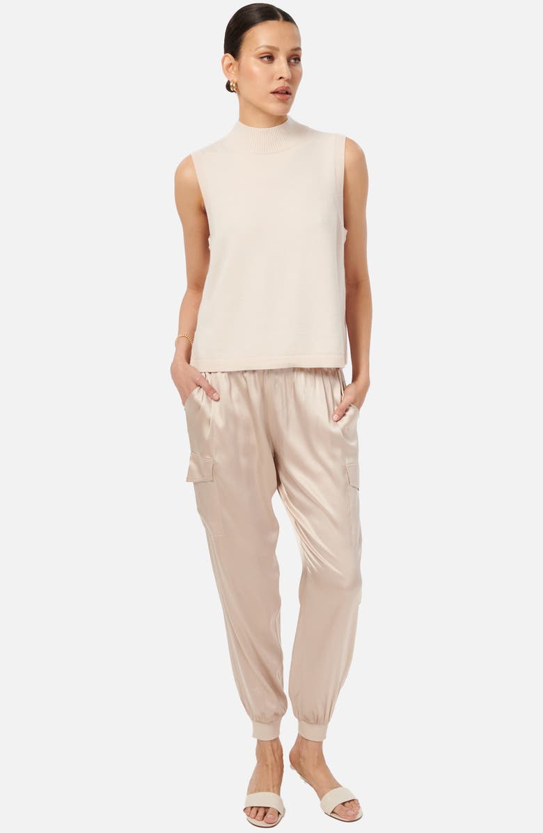 CAMI NYC Elsie Stretch Silk Joggers, Alternate, color,