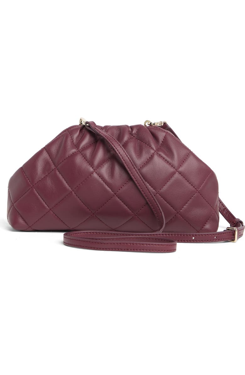 Ted Baker London Pandorh Stud Quilted Leather Clutch, Alternate, color,