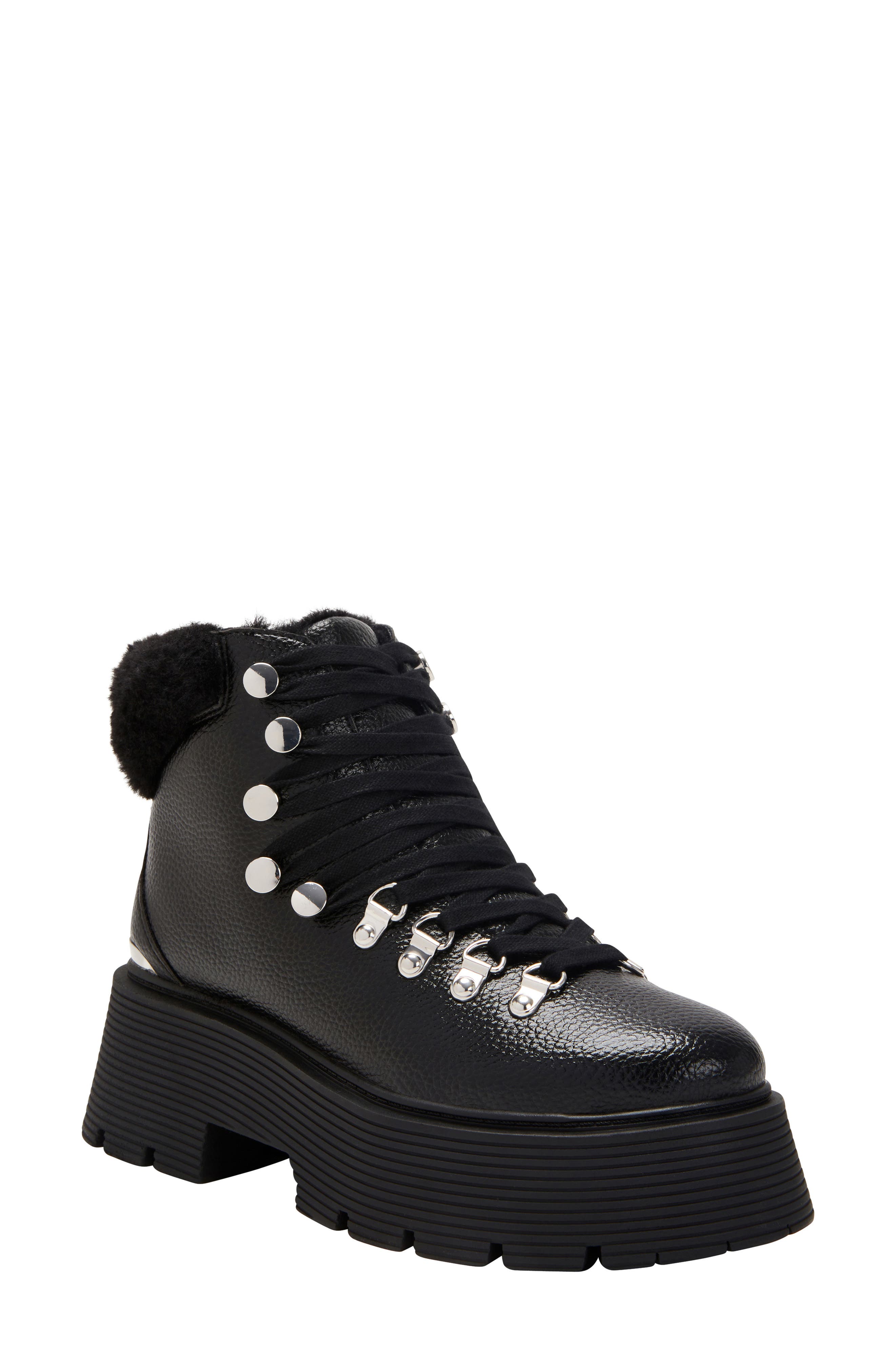 The Jenifer Combat Bootie, Main, color, BLACK