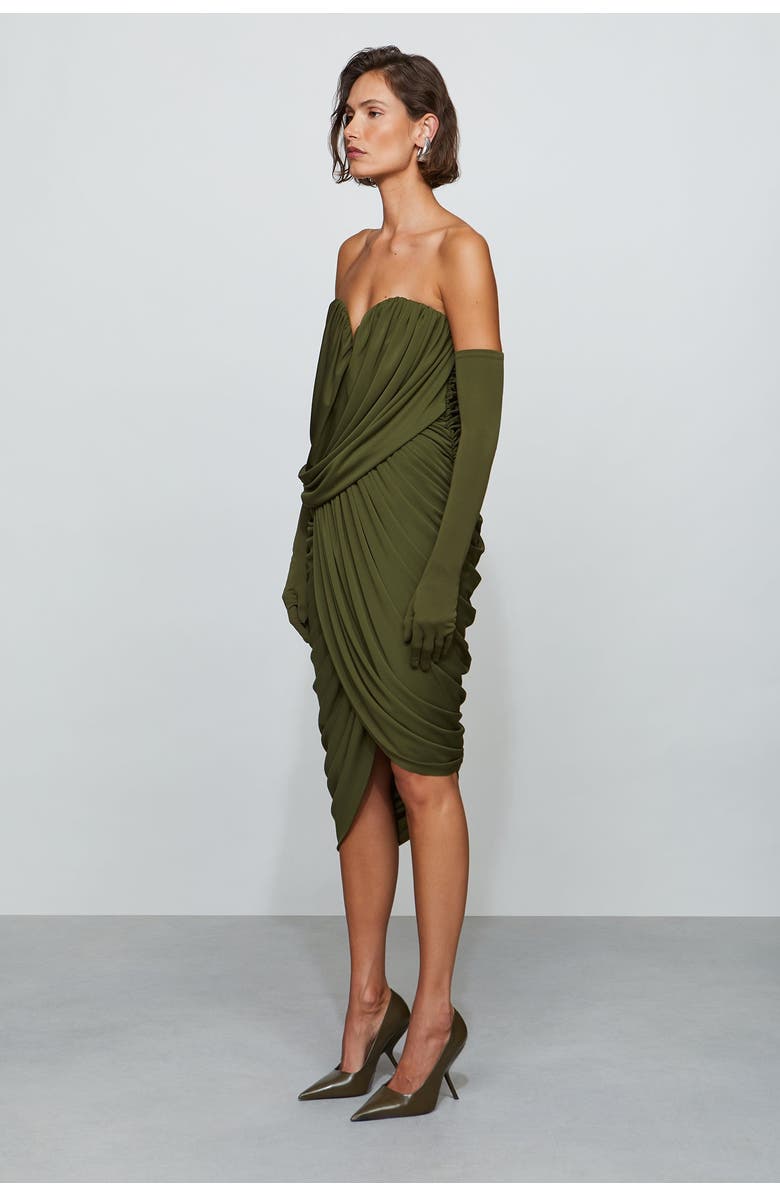 Et Ochs Spencer Midi Dress, Alternate, color, Moss